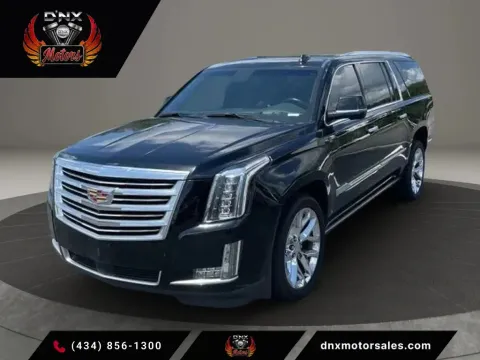 Black 2017 Cadillac Escalade ESV Platinum Sport Utility 4D for sale in Altavista, VA