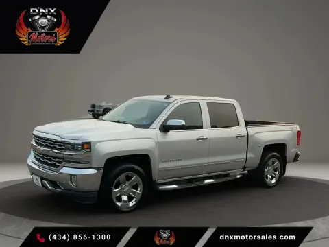 Gray 2017 Chevrolet Silverado 1500 Crew Cab LTZ Pickup 4D 5 3/4 ft for sale in Altavista, VA