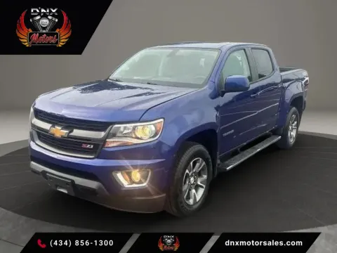 Blue 2016 Chevrolet Colorado Crew Cab Z71 Pickup 4D 5 ft for sale in Altavista, VA