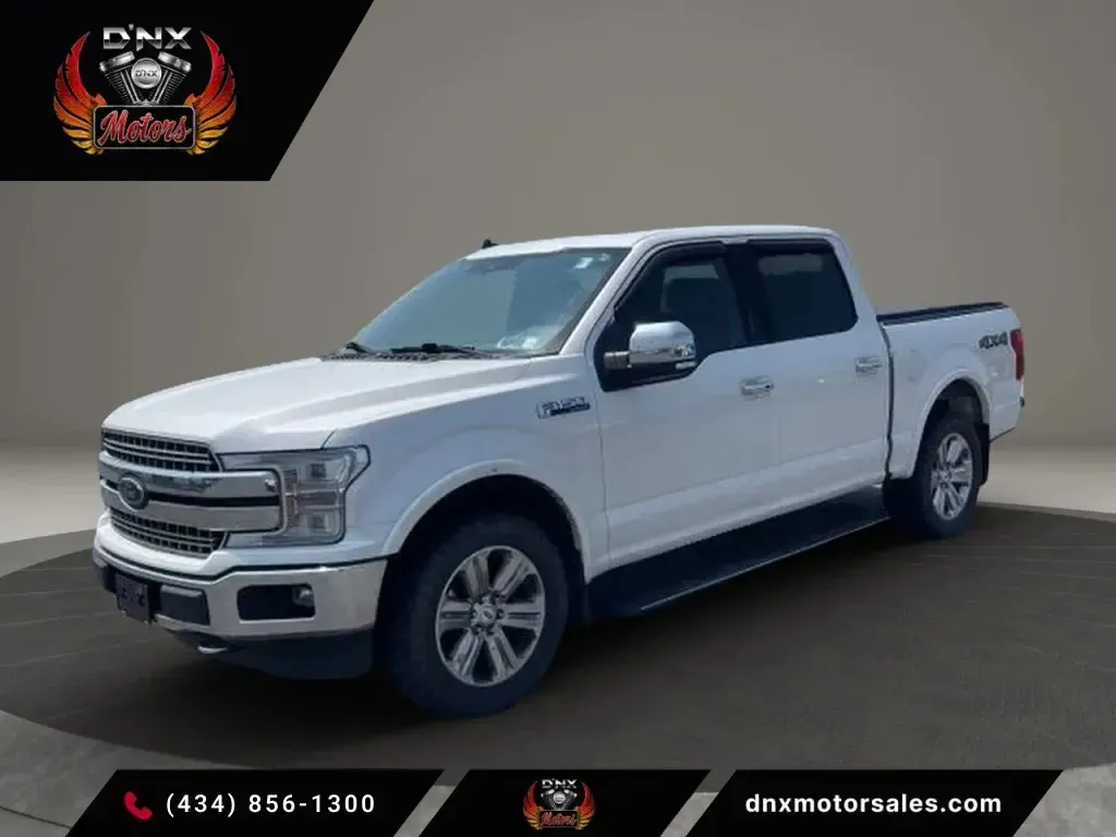 White 2019 Ford F-150 SuperCrew Cab Lariat Pickup 4D 5 1/2 ft for sale in Altavista, VA