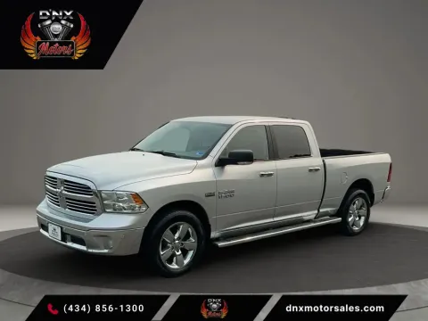 Gray 2018 Ram 1500 Crew Cab Big Horn Pickup 4D 6 1/3 ft for sale in Altavista, VA