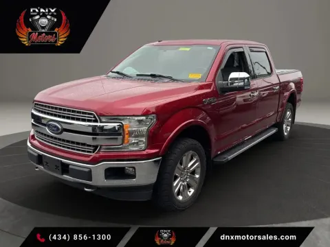 Red 2018 Ford F-150 SuperCrew Cab Lariat Pickup 4D 5 1/2 ft for sale in Altavista, VA