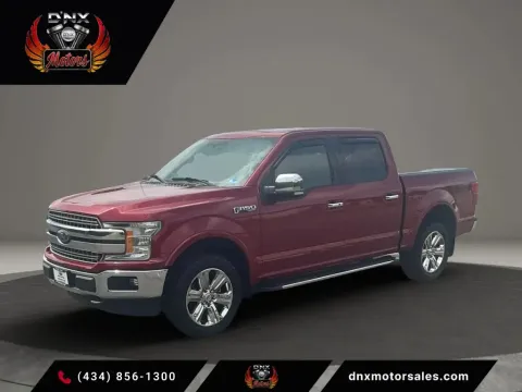 Red 2018 Ford F-150 SuperCrew Cab Lariat Pickup 4D 5 1/2 ft for sale in Altavista, VA