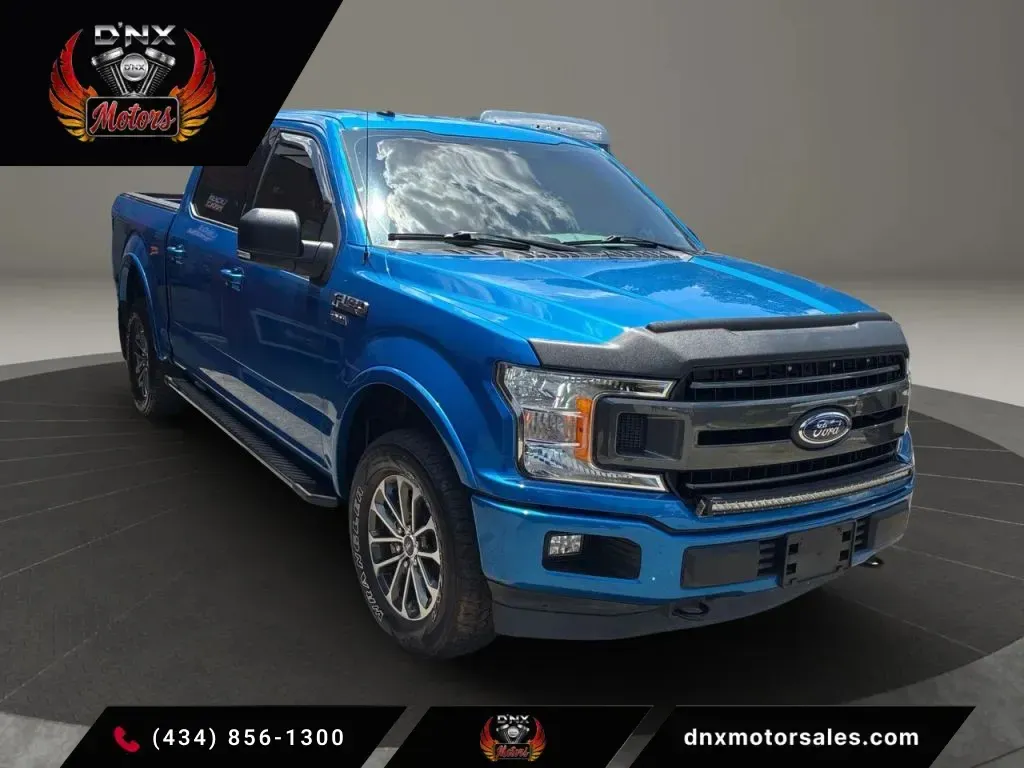 Blue 2019 Ford F-150 SuperCrew Cab XLT Pickup 4D 5 1/2 ft for sale in Altavista, VA