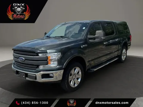 Gray 2018 Ford F-150 SuperCrew Cab Lariat Pickup 4D 5 1/2 ft for sale in Altavista, VA