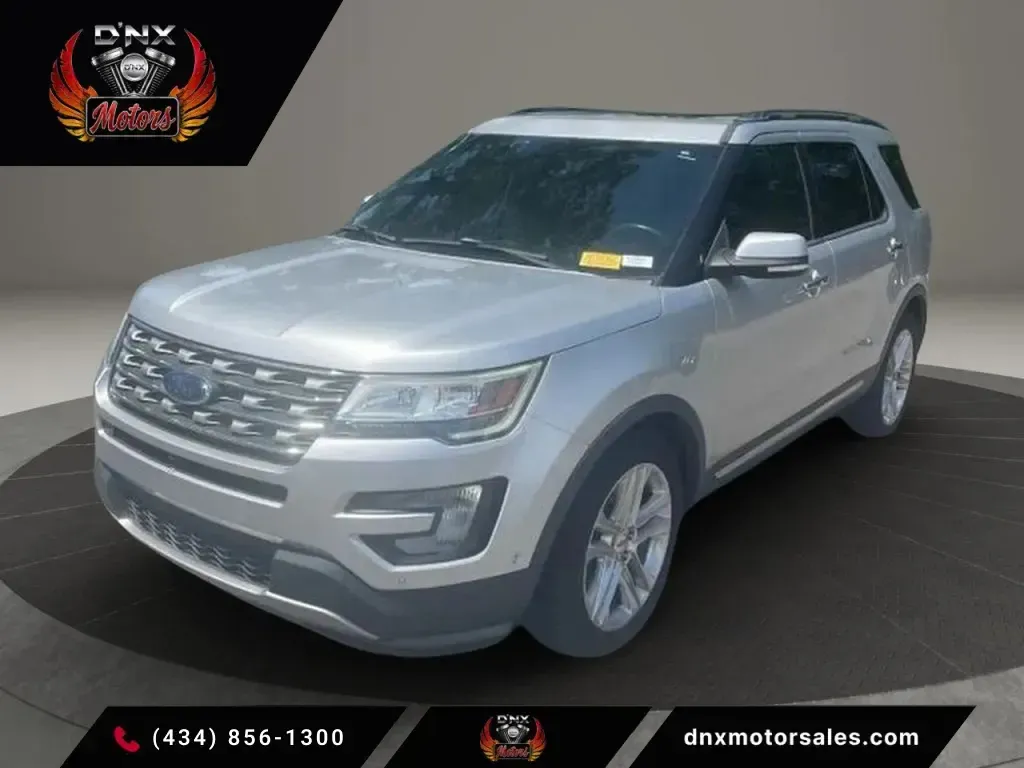 Silver 2017 Ford Explorer Limited Sport Utility 4D for sale in Altavista, VA