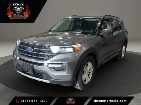 Gray 2021 Ford Explorer XLT Sport Utility 4D for sale in Altavista, VA