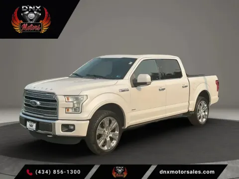 White 2016 Ford F-150 SuperCrew Cab Limited Pickup 4D 5 1/2 ft for sale in Altavista, VA