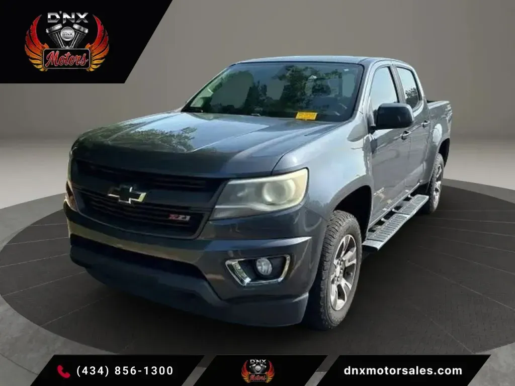 Gray 2017 Chevrolet Colorado Crew Cab Z71 Pickup 4D 5 ft for sale in Altavista, VA