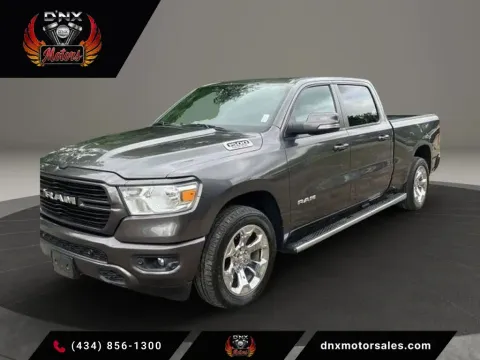 Gray 2019 Ram 1500 Crew Cab Big Horn Pickup 4D 6 1/3 ft for sale in Altavista, VA