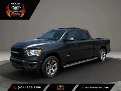 Gray 2019 Ram 1500 Crew Cab Big Horn Pickup 4D 6 1/3 ft for sale in Altavista, VA