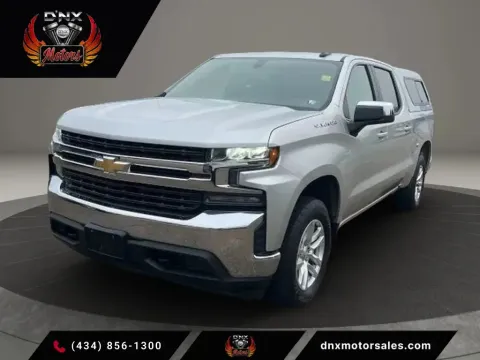 Silver 2019 Chevrolet Silverado 1500 Crew Cab LT Pickup 4D 5 3/4 ft for sale in Altavista, VA