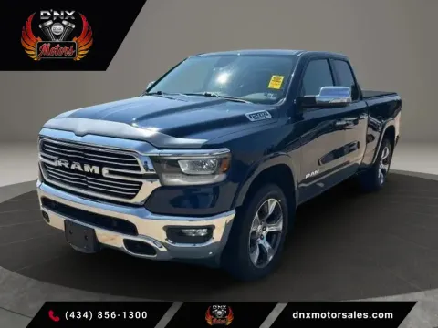 Blue 2019 Ram 1500 Quad Cab Laramie Pickup 4D 6 1/3 ft for sale in Altavista, VA