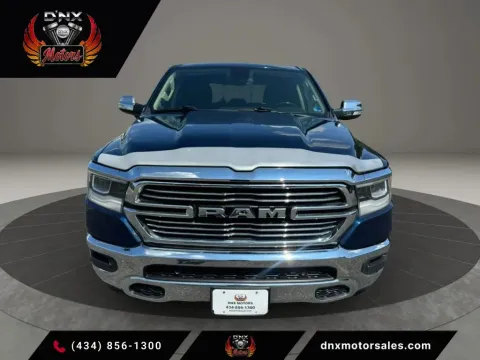 Blue 2019 Ram 1500 Quad Cab Laramie Pickup 4D 6 1/3 ft for sale in Altavista, VA