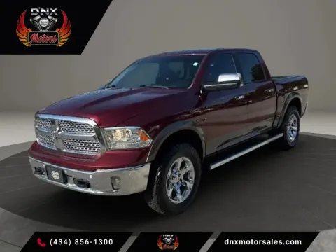 Red 2017 Ram 1500 Crew Cab Laramie Pickup 4D 5 1/2 ft for sale in Altavista, VA