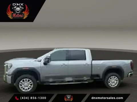 Blue 2024 GMC Sierra 2500 HD Crew Cab SLT Pickup 4D 6 1/2 ft for sale in Altavista, VA