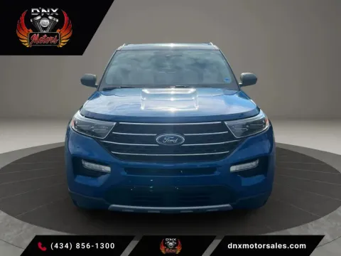 Blue 2020 Ford Explorer XLT Sport Utility 4D for sale in Altavista, VA