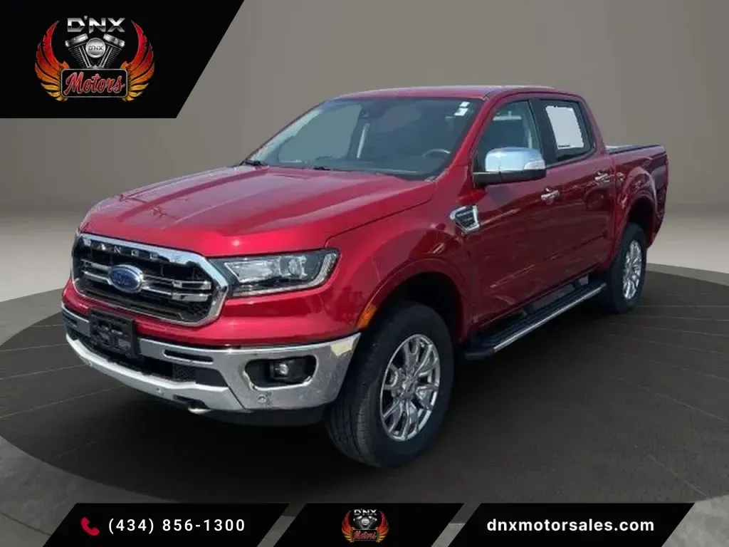 Red 2021 Ford Ranger SuperCrew Lariat Pickup 4D 5 ft for sale in Altavista, VA
