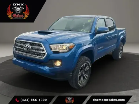 Blue 2017 Toyota Tacoma Double Cab TRD Sport Pickup 4D 5 ft for sale in Altavista, VA