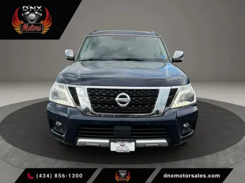 Blue 2018 Nissan Armada SL Sport Utility 4D for sale in Altavista, VA