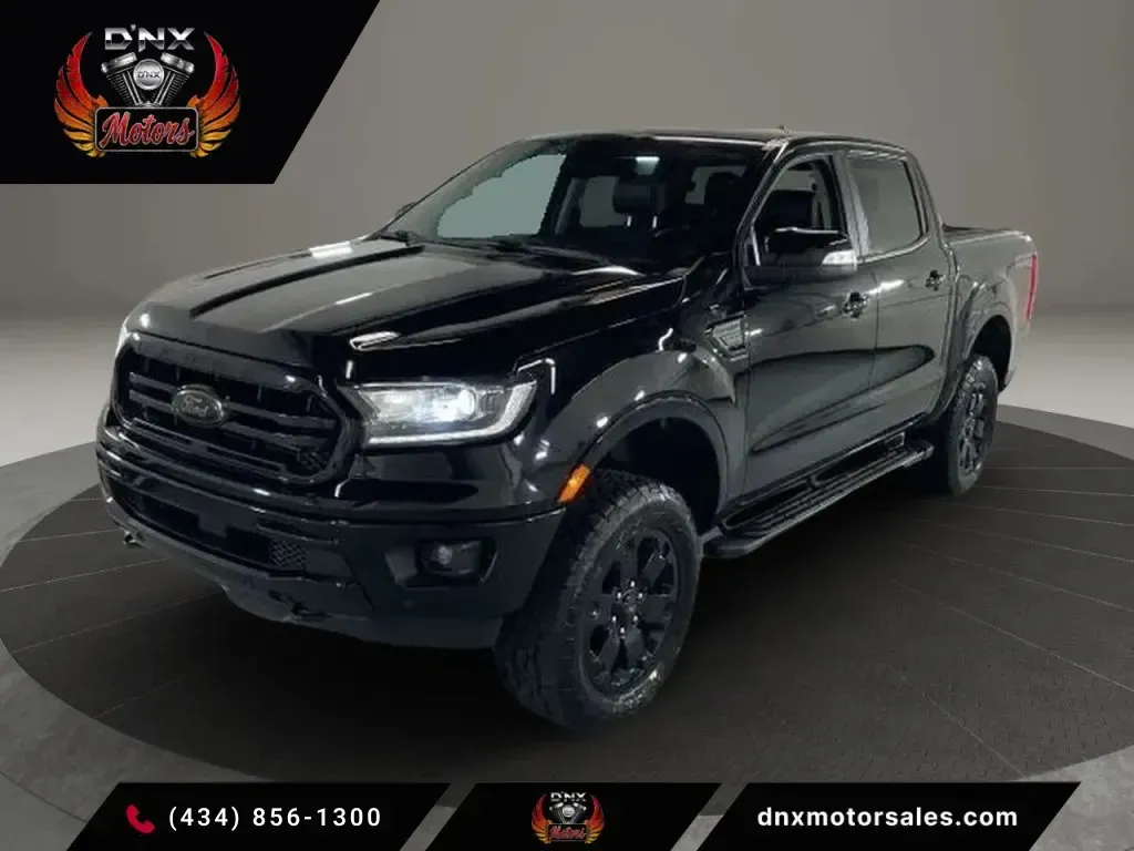 Black 2021 Ford Ranger SuperCrew Lariat Pickup 4D 5 ft for sale in Altavista, VA