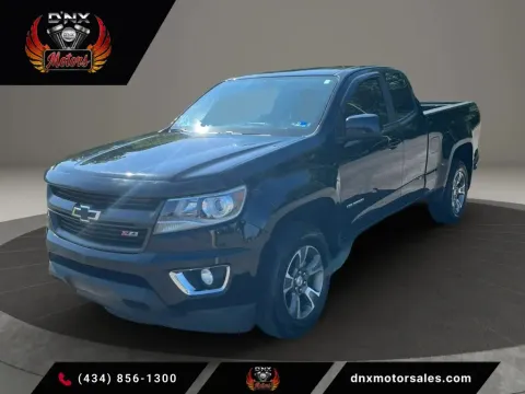 Black 2017 Chevrolet Colorado Extended Cab Z71 Pickup 2D 6 ft for sale in Altavista, VA