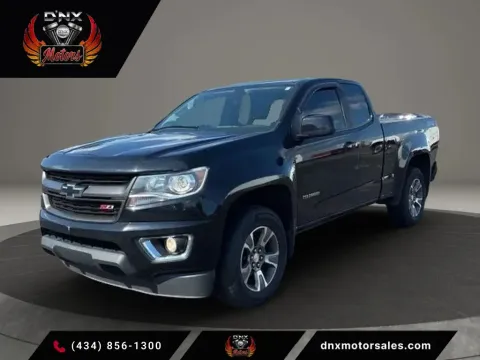 Black 2017 Chevrolet Colorado Extended Cab Z71 Pickup 2D 6 ft for sale in Altavista, VA