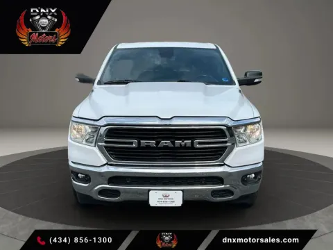 White 2021 Ram 1500 Quad Cab Big Horn Pickup 4D 6 1/3 ft for sale in Altavista, VA