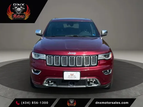 Red 2018 Jeep Grand Cherokee Overland Sport Utility 4D for sale in Altavista, VA