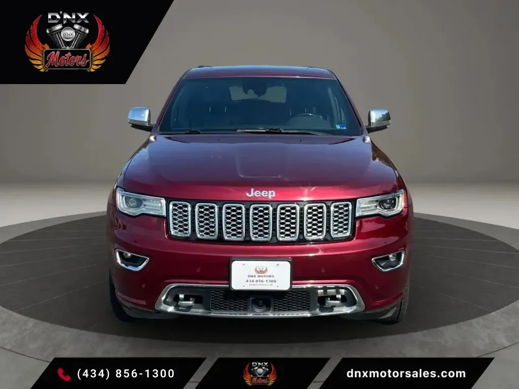 Red 2018 Jeep Grand Cherokee Overland Sport Utility 4D for sale in Altavista, VA