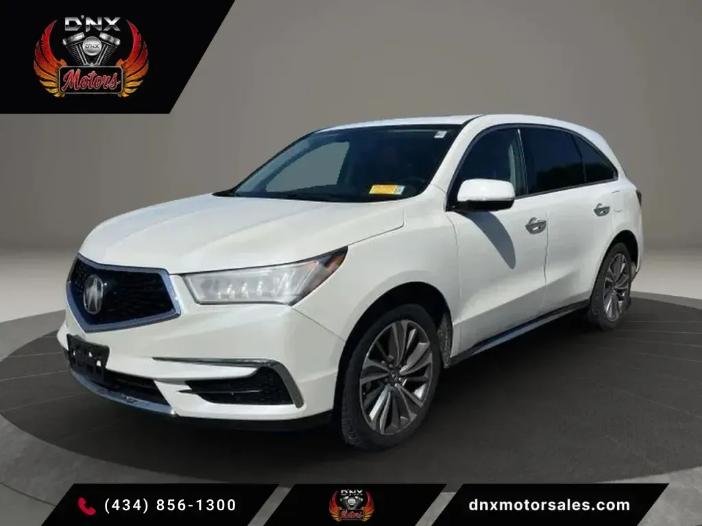 White 2017 Acura MDX SH-AWD Sport Utility 4D for sale in Altavista, VA