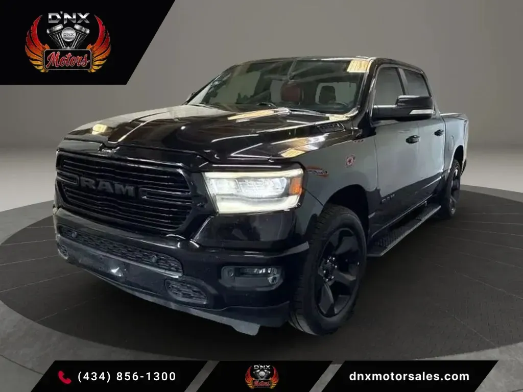 Black 2019 Ram 1500 Crew Cab Big Horn Pickup 4D 5 1/2 ft for sale in Altavista, VA