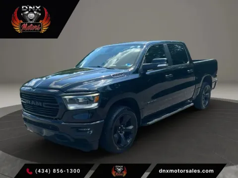 Black 2019 Ram 1500 Crew Cab Big Horn Pickup 4D 5 1/2 ft for sale in Altavista, VA