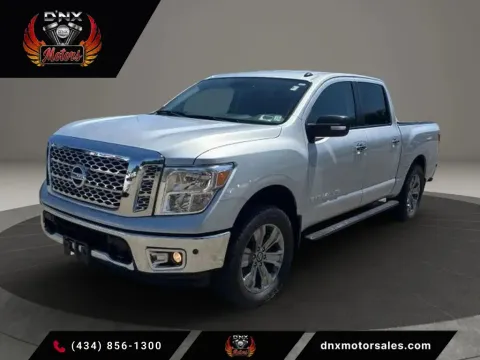 Silver 2019 Nissan Titan Crew Cab SV Pickup 4D 5 1/2 ft for sale in Altavista, VA