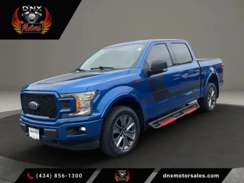 Blue 2018 Ford F-150 SuperCrew Cab XLT Pickup 4D 5 1/2 ft for sale in Altavista, VA
