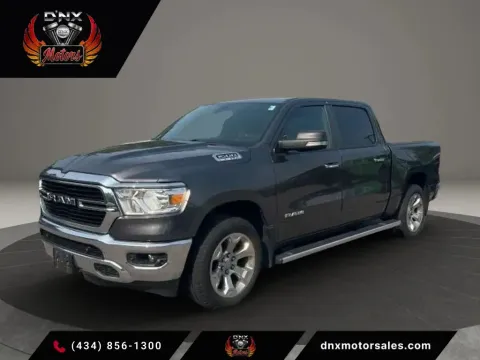 Gray 2019 Ram 1500 Crew Cab Big Horn Pickup 4D 5 1/2 ft for sale in Altavista, VA