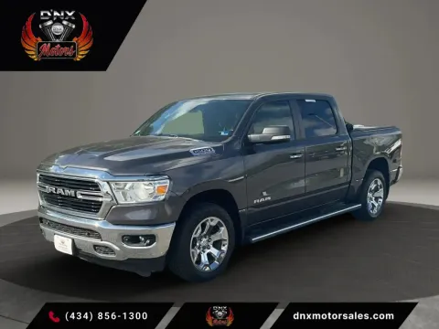 Gray 2019 Ram 1500 Crew Cab Big Horn Pickup 4D 5 1/2 ft for sale in Altavista, VA