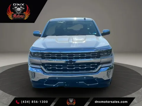 White 2018 Chevrolet Silverado 1500 Double Cab LTZ Pickup 4D 6 1/2 ft for sale in Altavista, VA