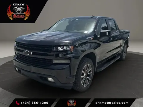 Black 2020 Chevrolet Silverado 1500 Crew Cab RST Pickup 4D 5 3/4 ft for sale in Altavista, VA