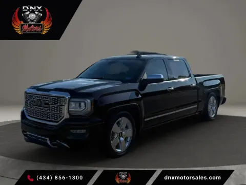 Black 2017 GMC Sierra 1500 Crew Cab Denali Pickup 4D 5 3/4 ft for sale in Altavista, VA