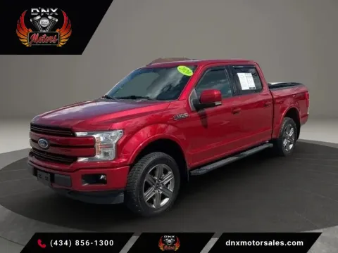 Red 2020 Ford F-150 SuperCrew Cab Lariat Pickup 4D 5 1/2 ft for sale in Altavista, VA