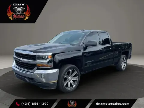 Black 2019 Chevrolet Silverado 1500 LD Double Cab LT Pickup 4D 6 1/2 ft for sale in Altavista, VA