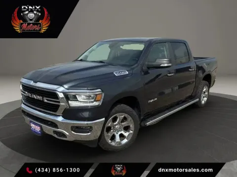 Blue 2019 Ram 1500 Crew Cab Big Horn Pickup 4D 5 1/2 ft for sale in Altavista, VA