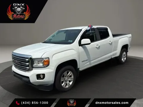 White 2018 GMC Canyon Crew Cab SLE Pickup 4D 6 ft for sale in Altavista, VA