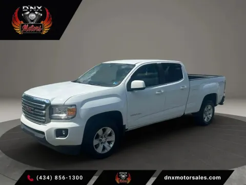 White 2018 GMC Canyon Crew Cab SLE Pickup 4D 6 ft for sale in Altavista, VA