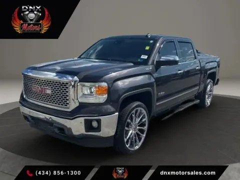 Black 2015 GMC Sierra 1500 Crew Cab SLT Pickup 4D 5 3/4 ft for sale in Altavista, VA