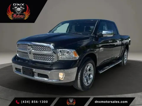 Black 2017 Ram 1500 Crew Cab Laramie Pickup 4D 5 1/2 ft for sale in Altavista, VA