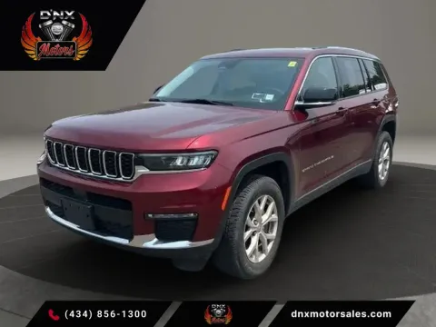 Red 2021 Jeep Grand Cherokee L Limited Sport Utility 4D for sale in Altavista, VA