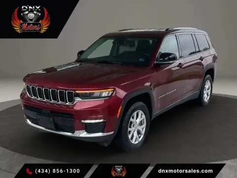 Red 2021 Jeep Grand Cherokee L Limited Sport Utility 4D for sale in Altavista, VA