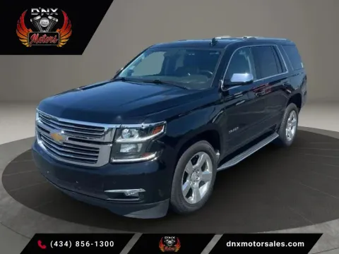 Black 2018 Chevrolet Tahoe Premier Sport Utility 4D for sale in Altavista, VA
